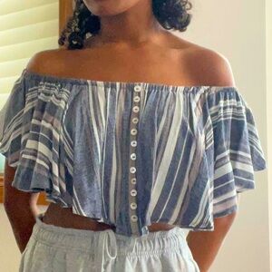 Off the shoulder blouse